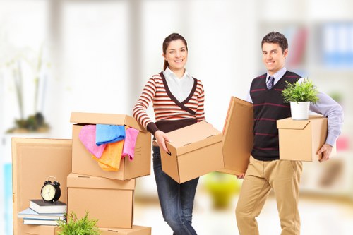 Staff training for careful lifting and handling in removals