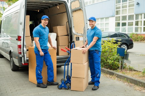 Residential flat move in London with careful handling