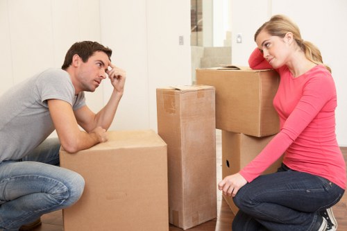 Removal truck hire service for a busy London street move