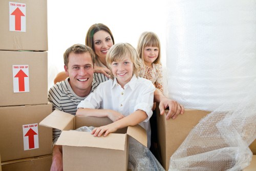 Moving truck ready for residential and commercial removals across London